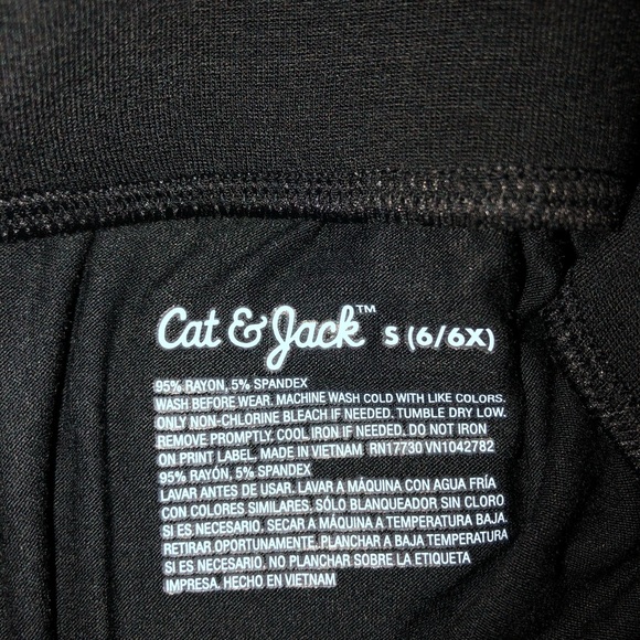 Cat & Jack YOUTH GIRLS Maxi Skirt. Size 6/6x. Black. - Picture 3 of 3